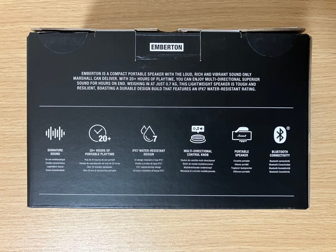 【中古】Marshall Emberton初代モデル／ワイヤレススピーカー正規品