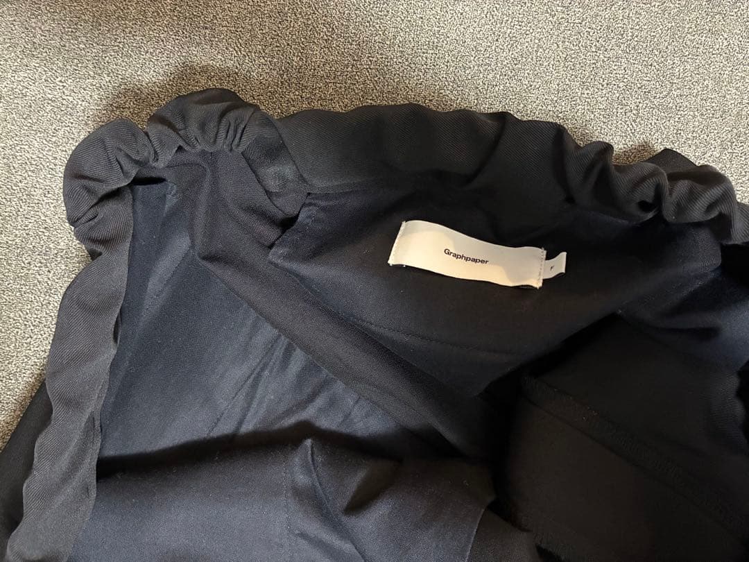 graphpaper ウール　シェフパンツ　サイズ:F ブラック