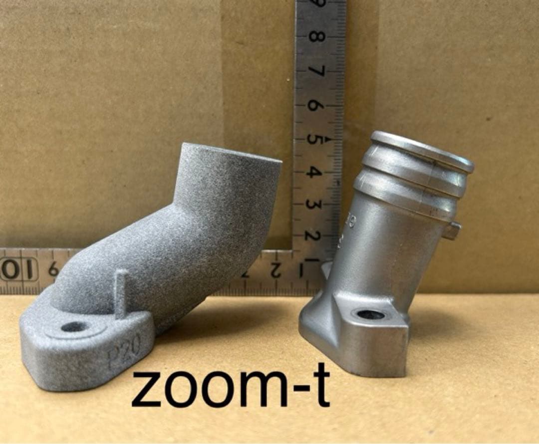 @E 40%増　ズーマー　CVK,PE,PWK,OKO水平取付けインマニ