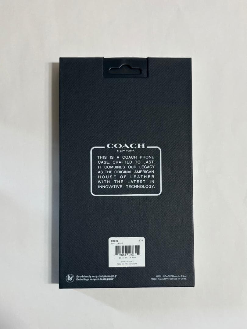 ◆新品◆ COACH iPhone13 pro ケース CO-404