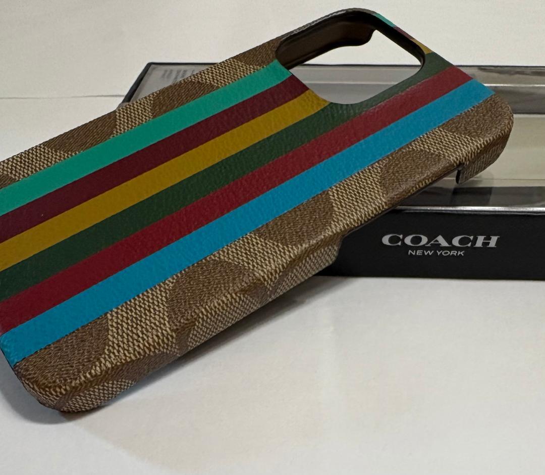 ◆新品◆ COACH iPhone13 pro ケース CO-404