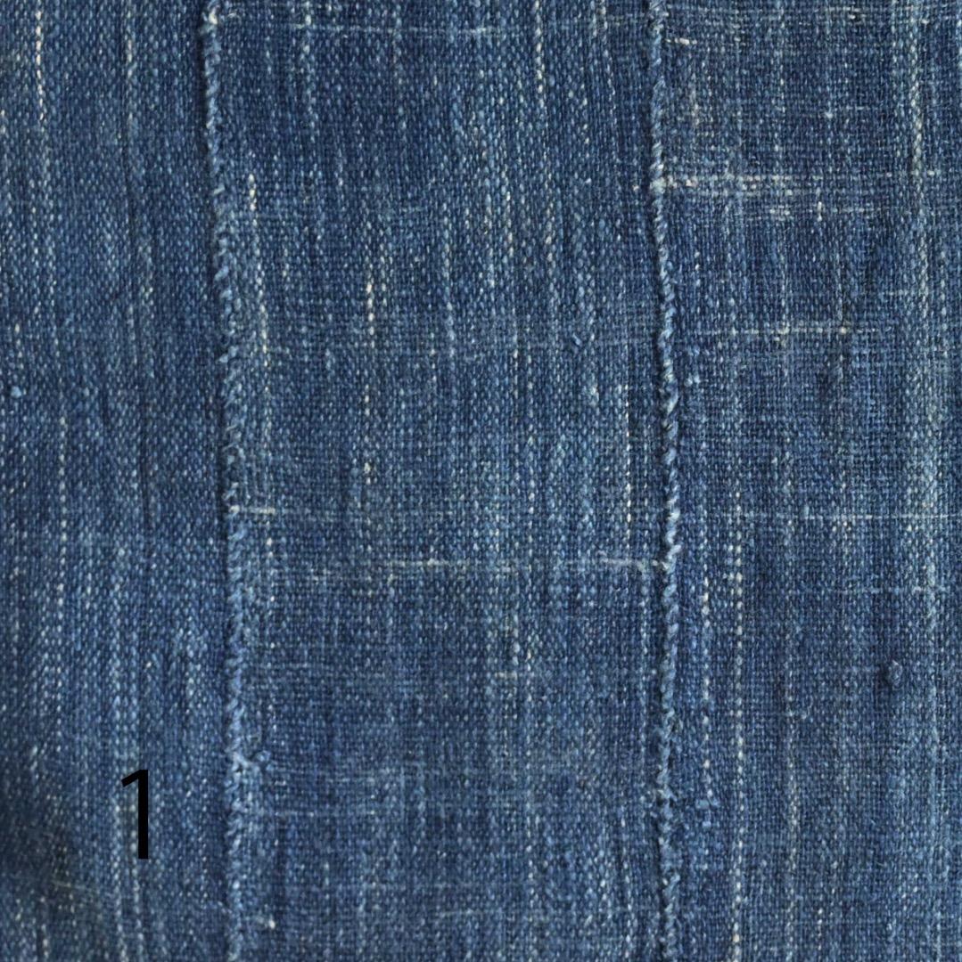 BRITZ/ モシ族/ブルーインディゴ 大判 クロス/ストール