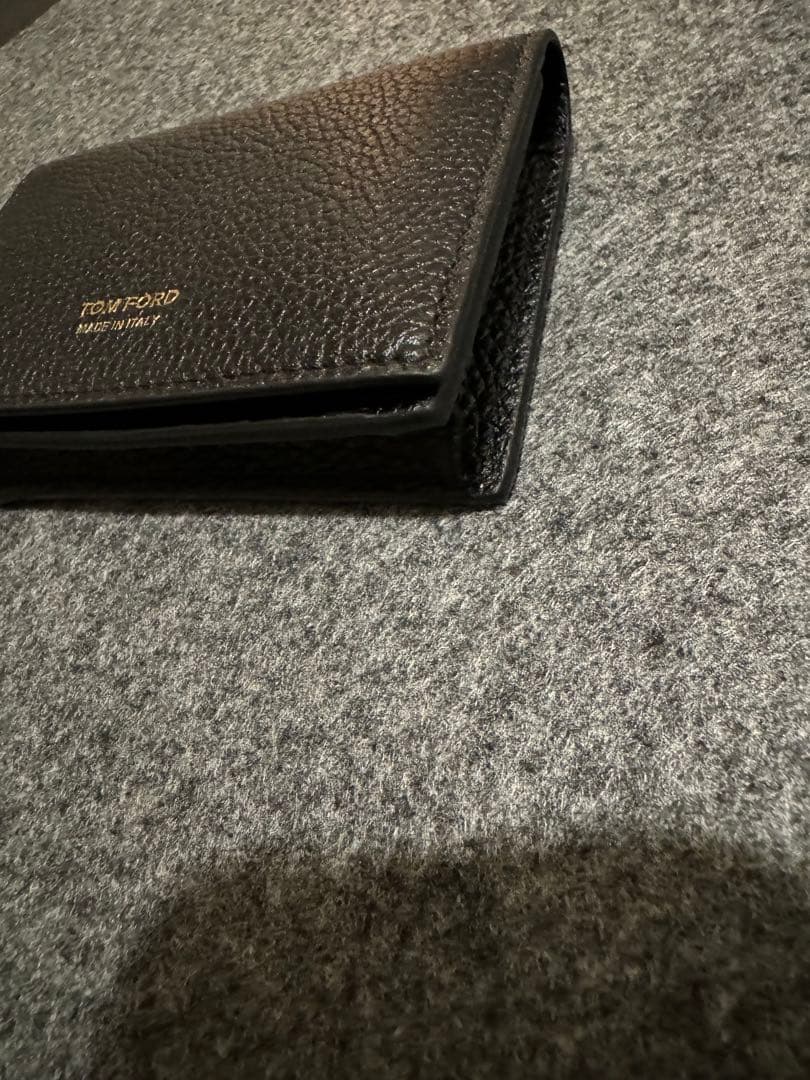 TOM FORD ブラック レザー 名刺入れ