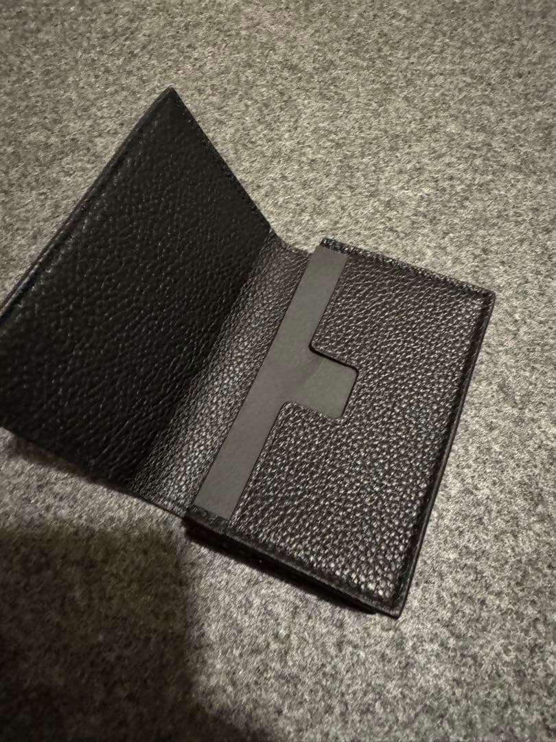 TOM FORD ブラック レザー 名刺入れ