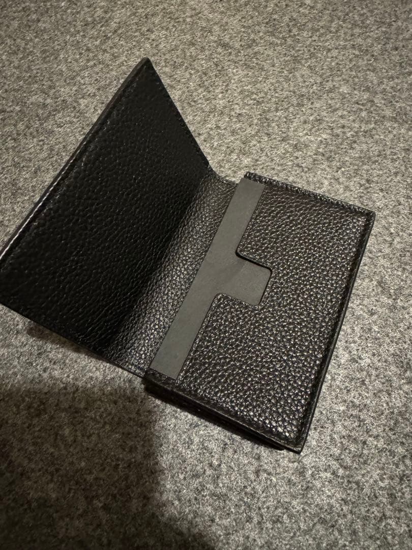 TOM FORD ブラック レザー 名刺入れ