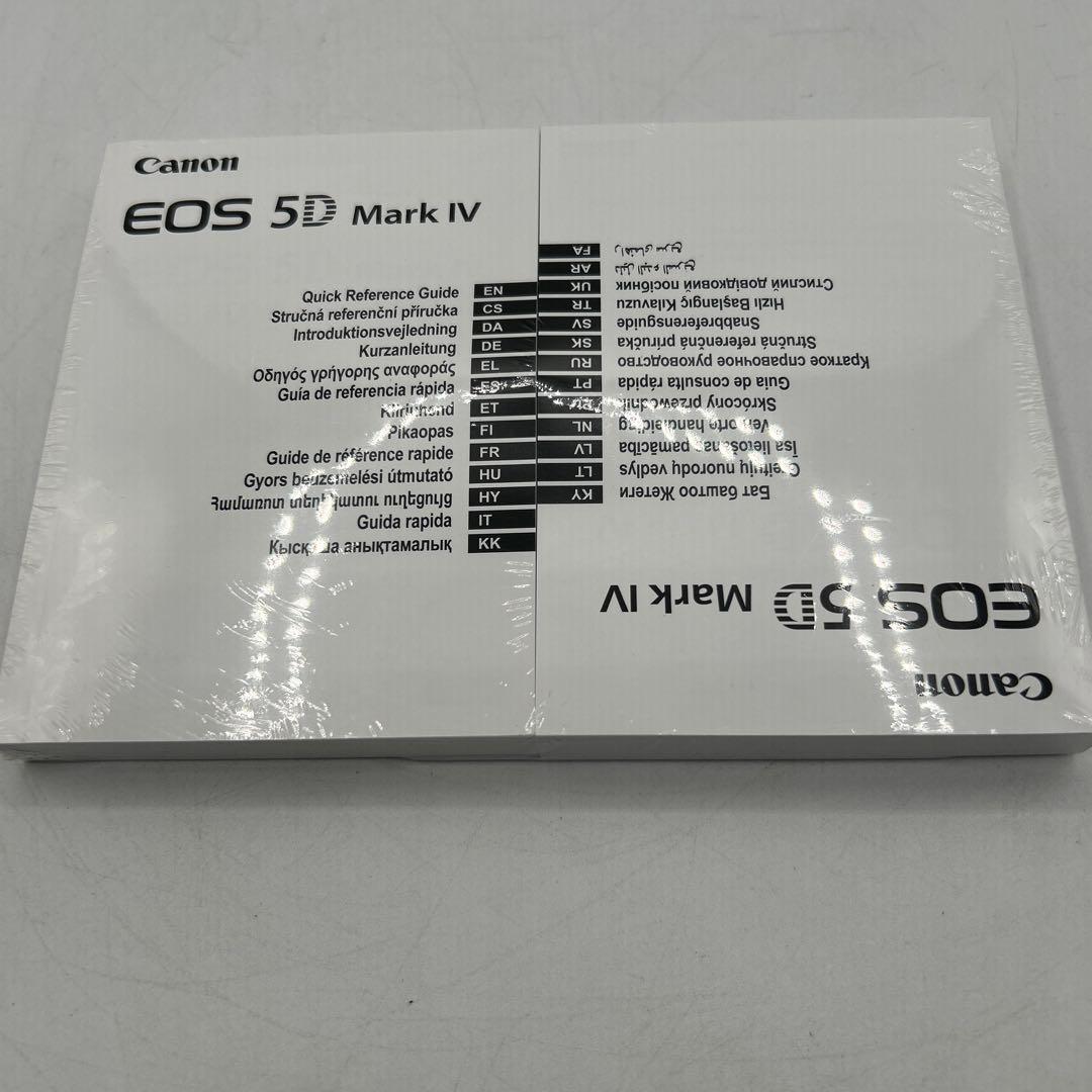 新品　Canon EOS 5D Mark IV ボディ　海外仕様　動作保証
