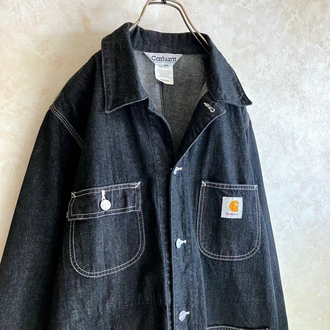 希少 90's デッドストック カーハート カバーオール 黒 L