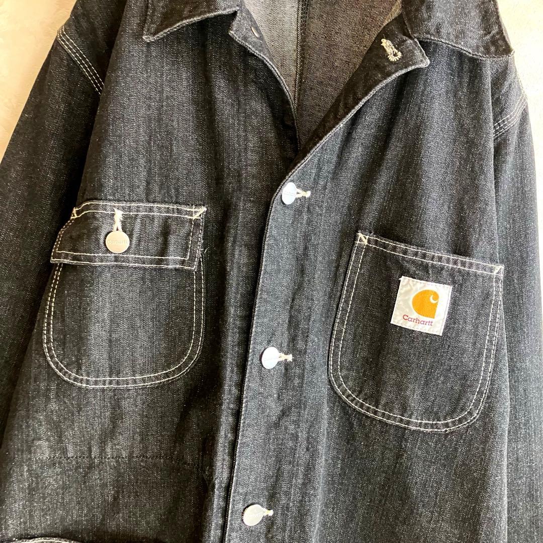 希少 90's デッドストック カーハート カバーオール 黒 L