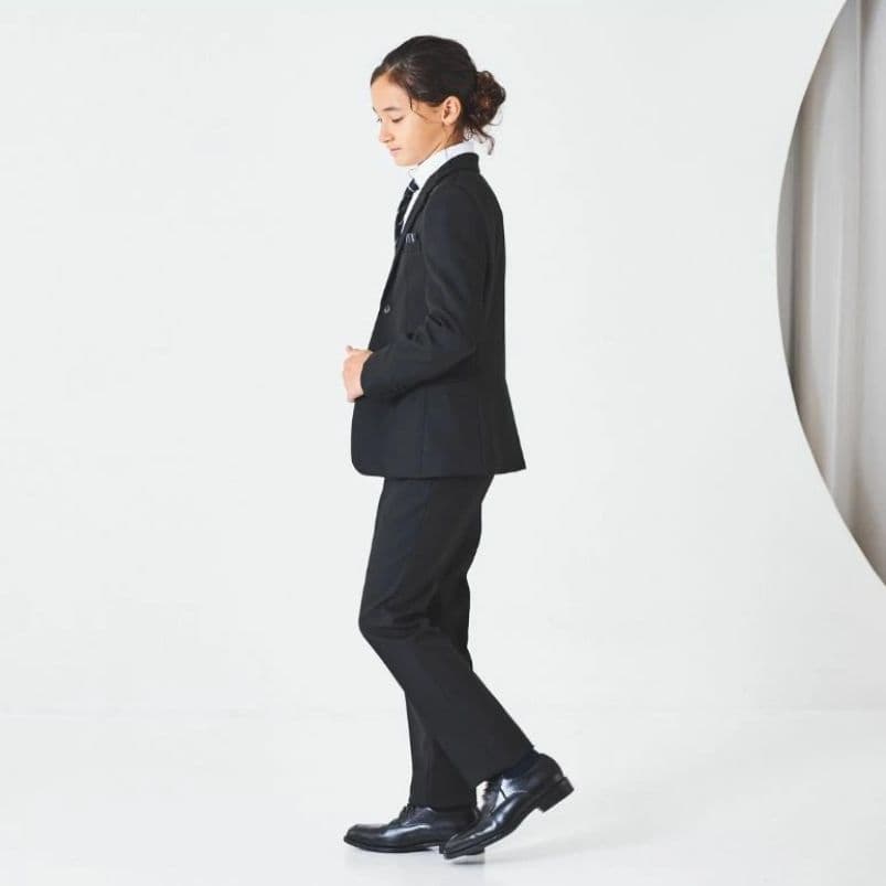 男の子スーツ 卒業式 160 セット（シャツ・ ネクタイ・シューズ付）