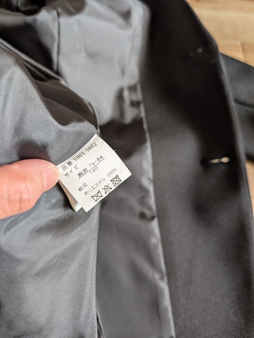 男の子スーツ 卒業式 160 セット（シャツ・ ネクタイ・シューズ付）