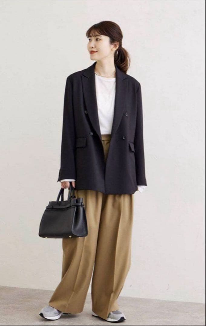 今期 ジャーナルスタンダード　ウールライク ストレッチジャケット　36ブラック