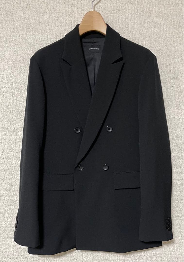 今期 ジャーナルスタンダード　ウールライク ストレッチジャケット　36ブラック