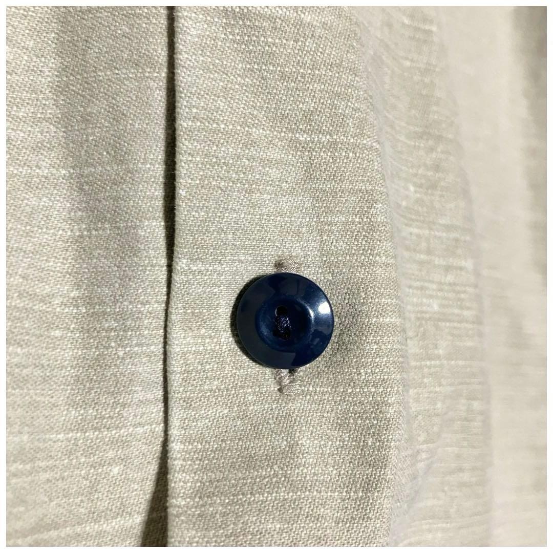 【名作】マディソンブルー　ハンプトン　バックサテンシャツ　B刺繍　オーバーサイズ