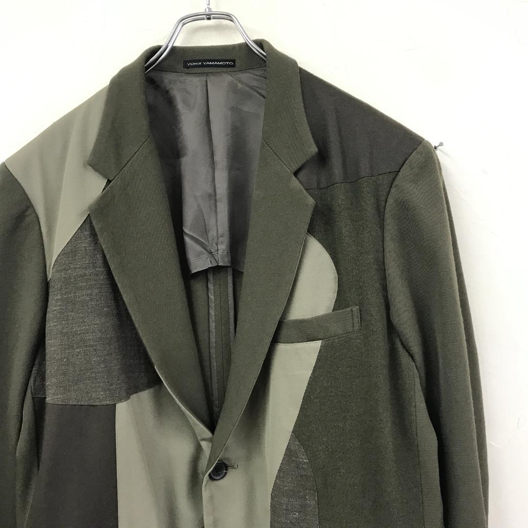 old Y's for men ヨウジヤマモト テーラードジャケット 異素材切替