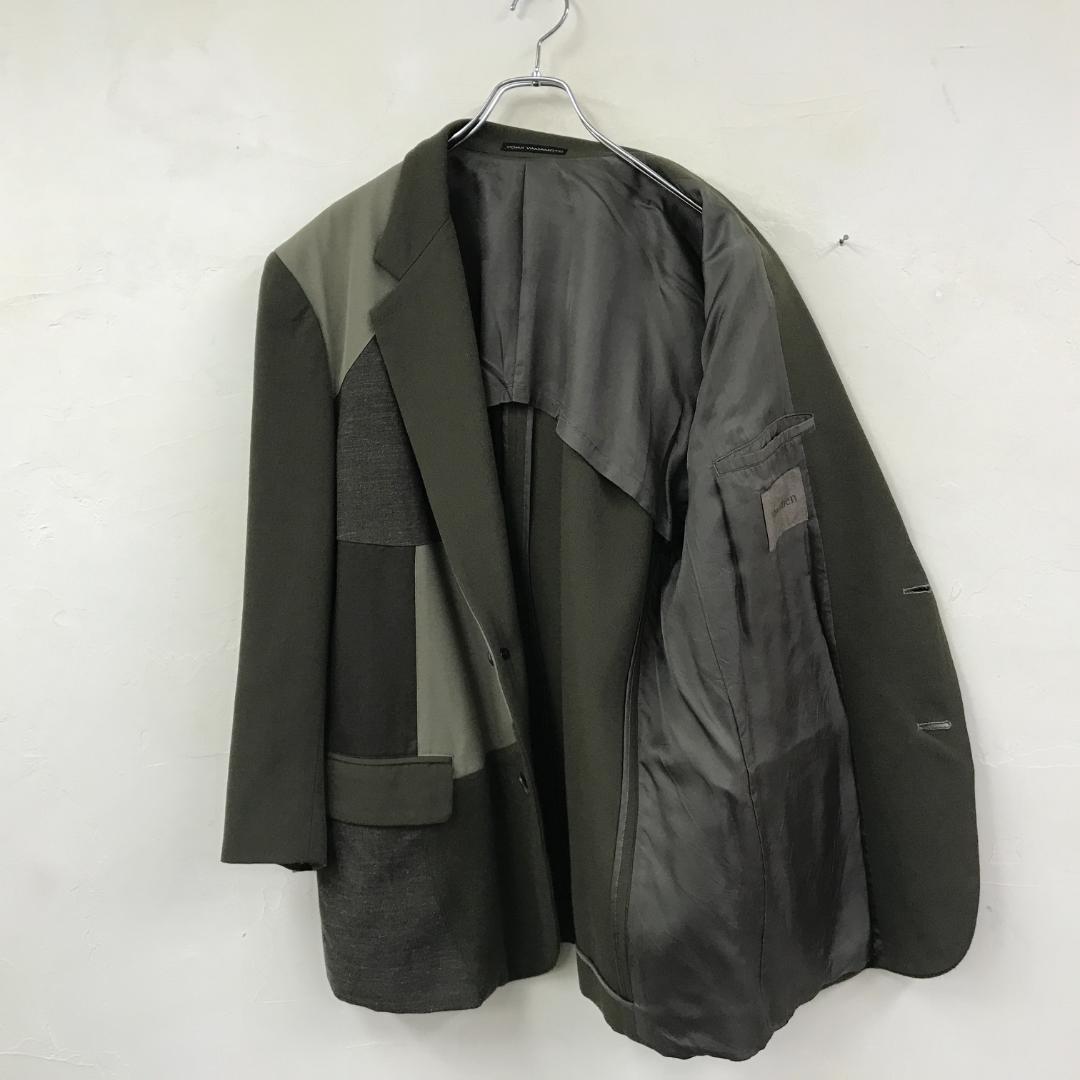 old Y's for men ヨウジヤマモト テーラードジャケット 異素材切替