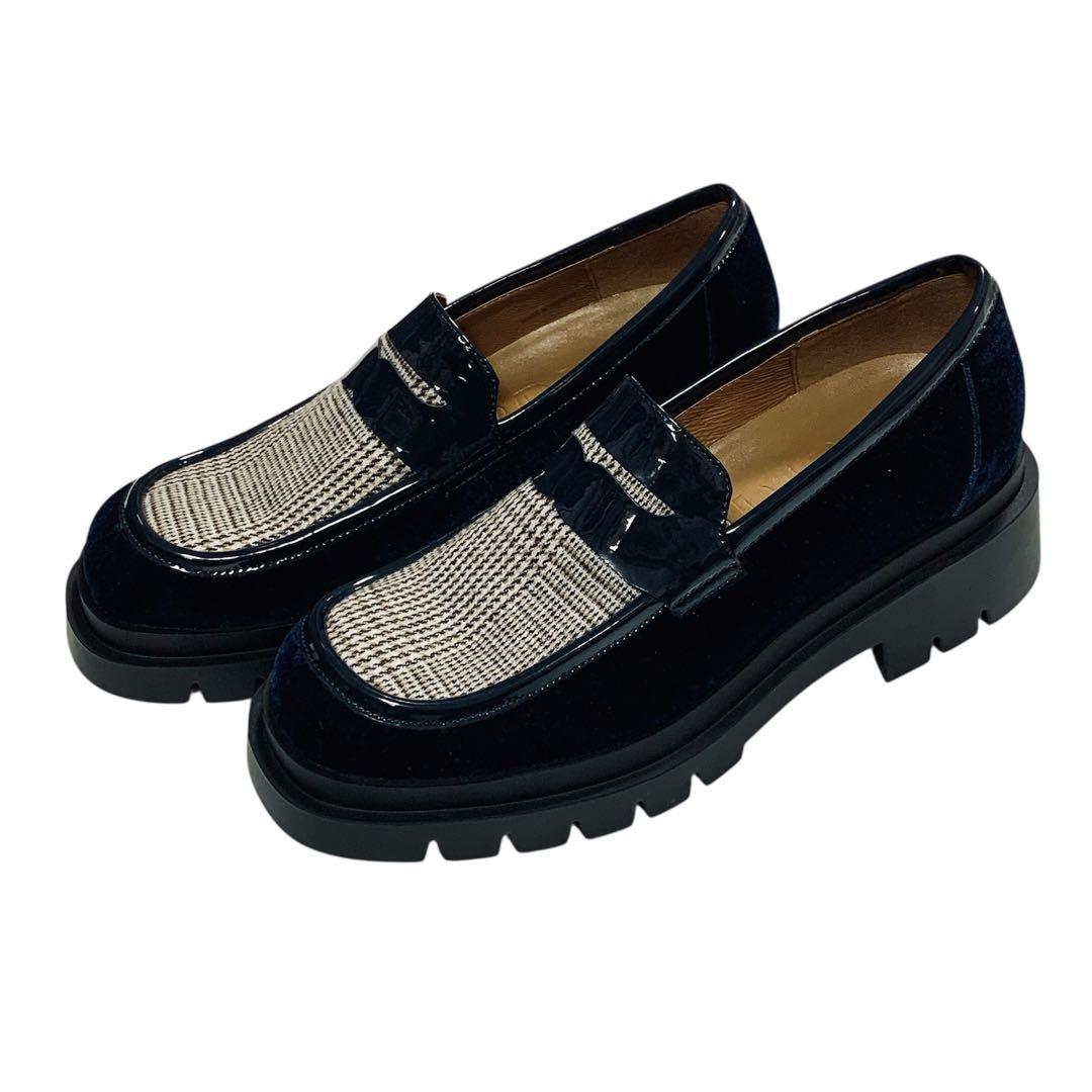 〈新品〉ル タロン（Le Talon）GRISEタンクソールローファー