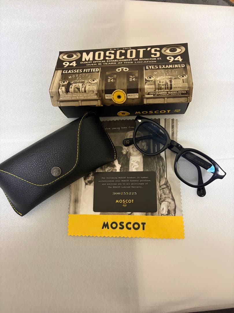 MOSCOT Lemtoshブラックサングス46□24-145 値下げ交渉可能