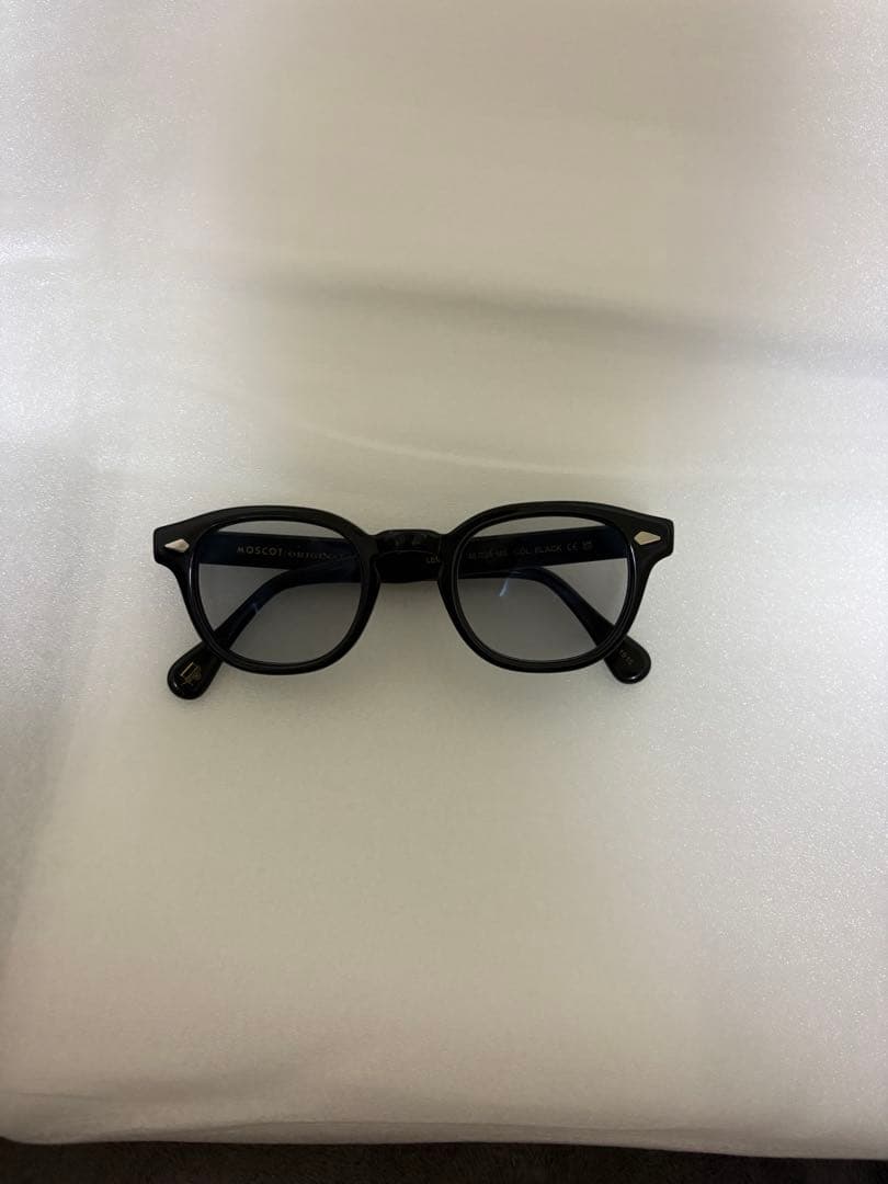MOSCOT Lemtoshブラックサングス46□24-145 値下げ交渉可能