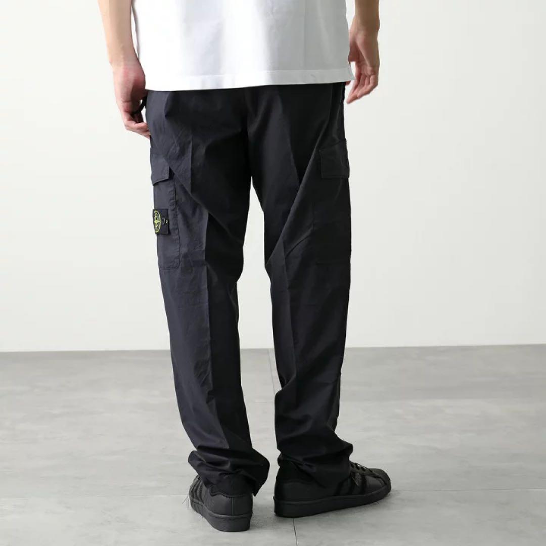 【希少】STONE  ワイドカーゴパンツ W32 ブラック 未使用級