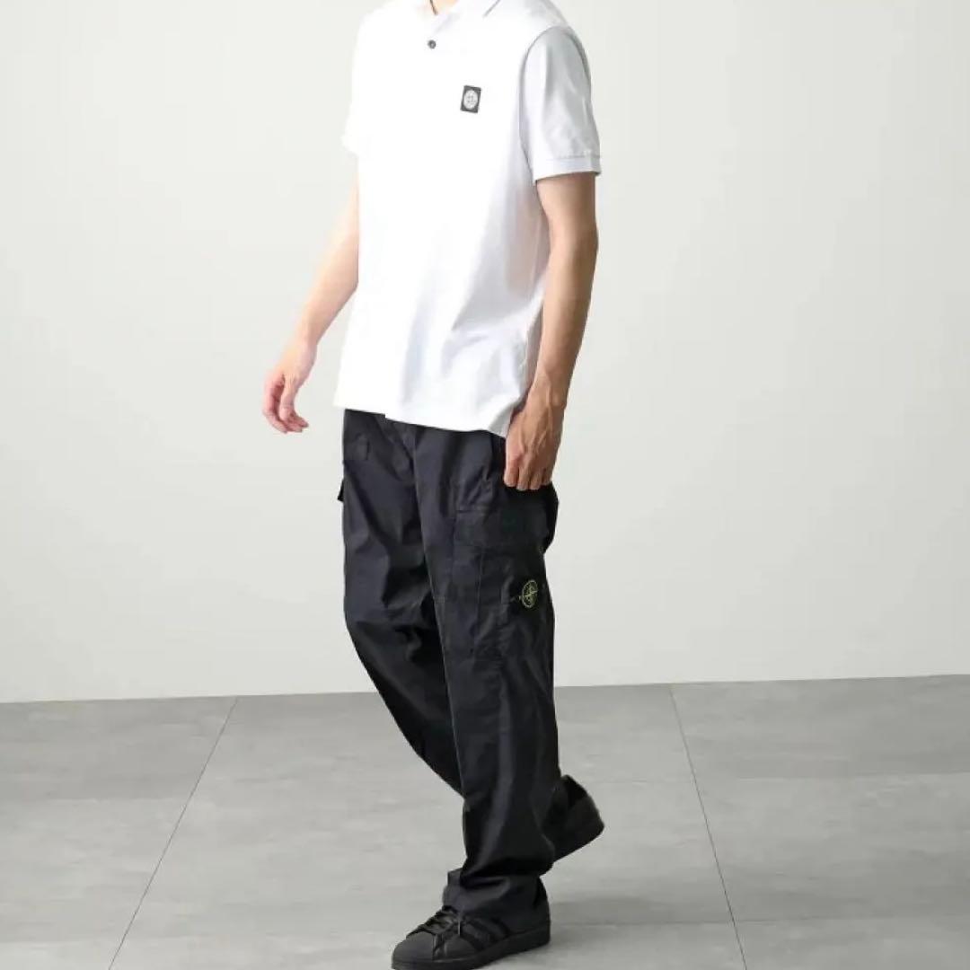 【希少】STONE  ワイドカーゴパンツ W32 ブラック 未使用級