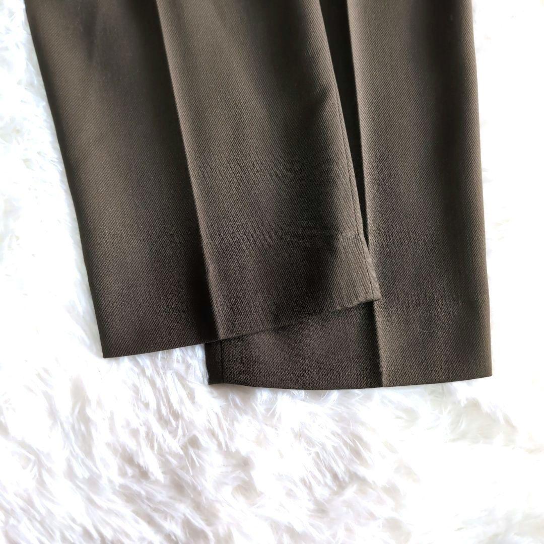 美品 ZARA シングル2B スーツ セットアップ L～XL W82cm カーキ