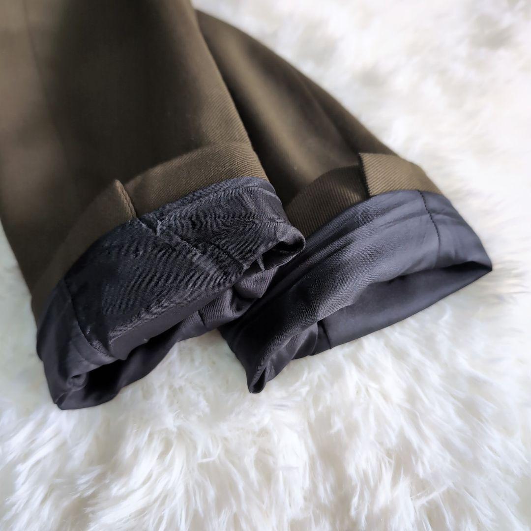 美品 ZARA シングル2B スーツ セットアップ L～XL W82cm カーキ