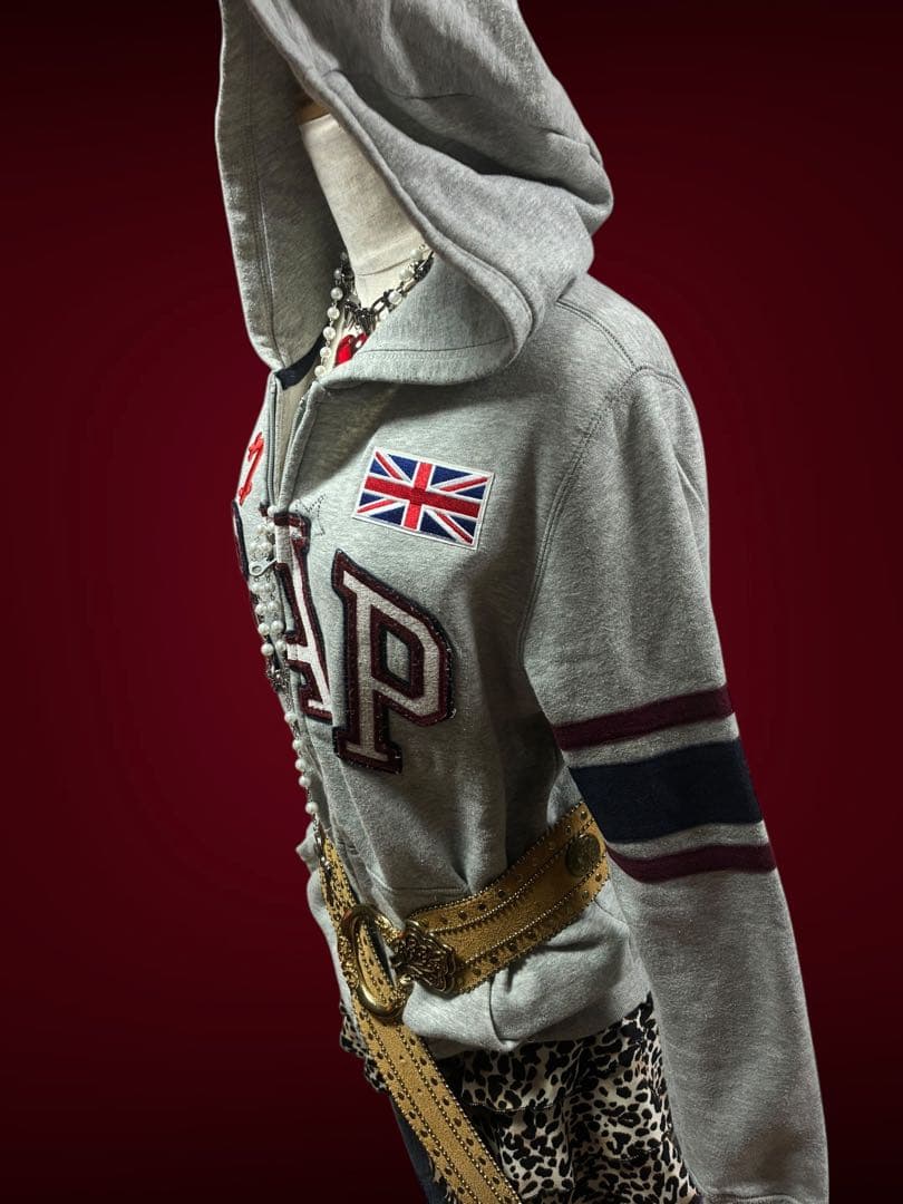 激レア✴︎y2k十字架星ビジューワッペンGAPジップフェアリーグランジ平成ギャル