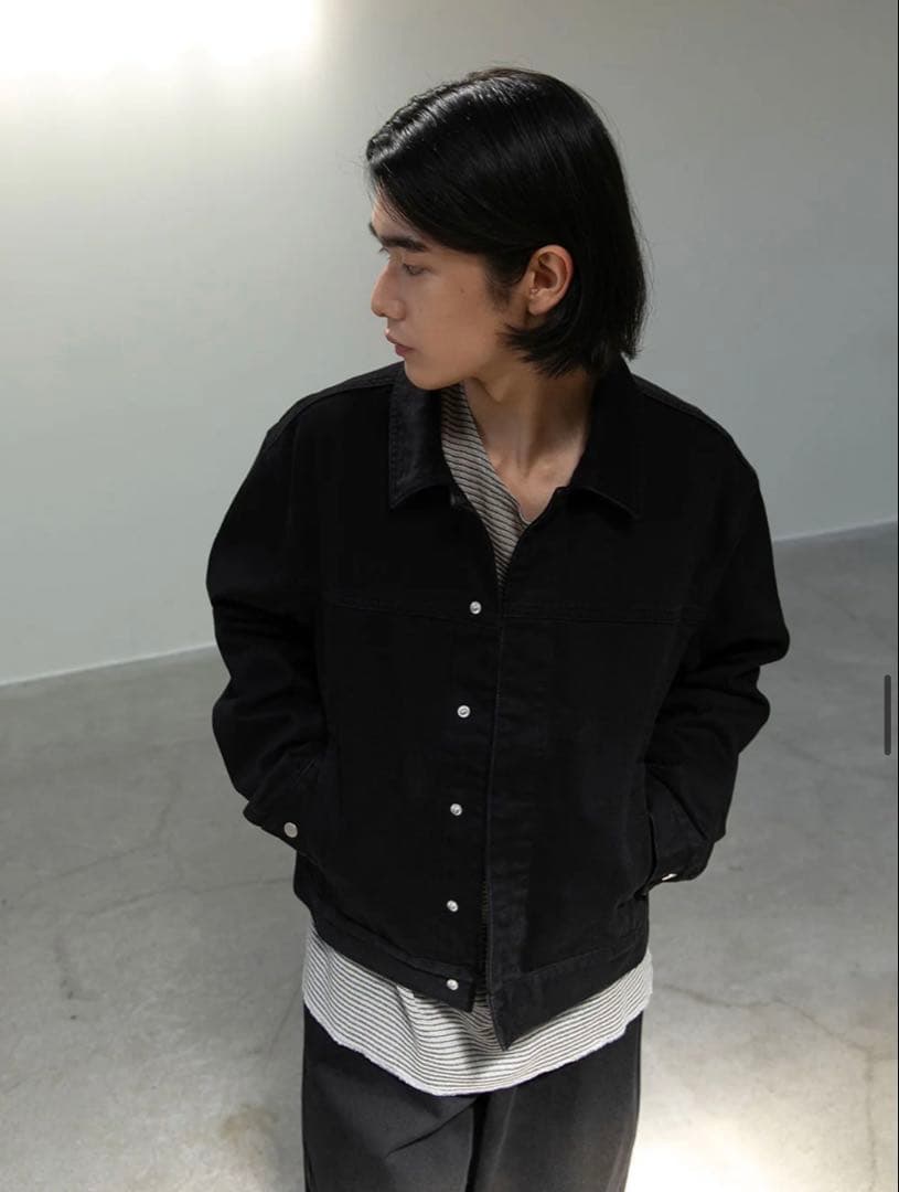 OHOTORO Loom Black Jacket S メンズ　ウィメンズ