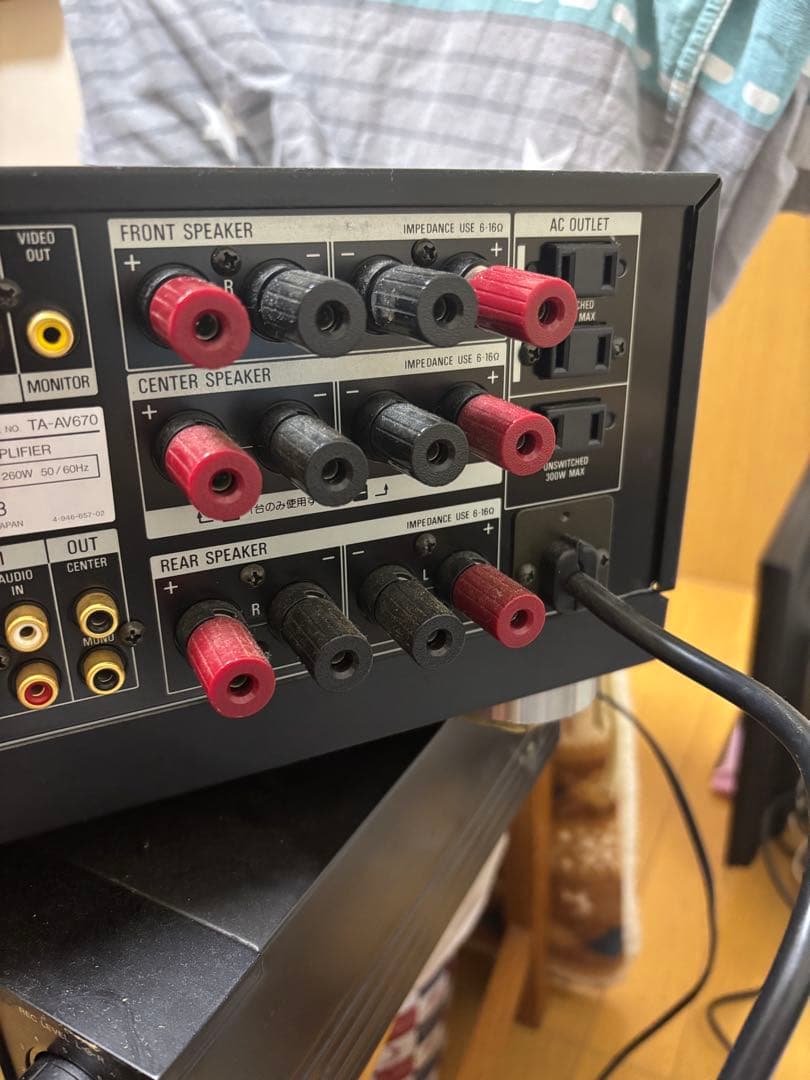 リリSONY TC-K555es2とTA-AV670アンプセット