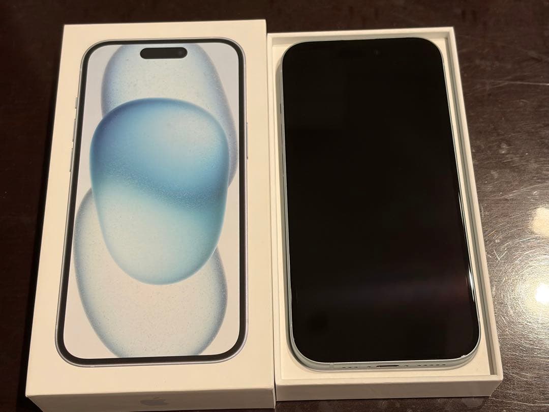 iPhone 15 128GB simフリー　ブルー