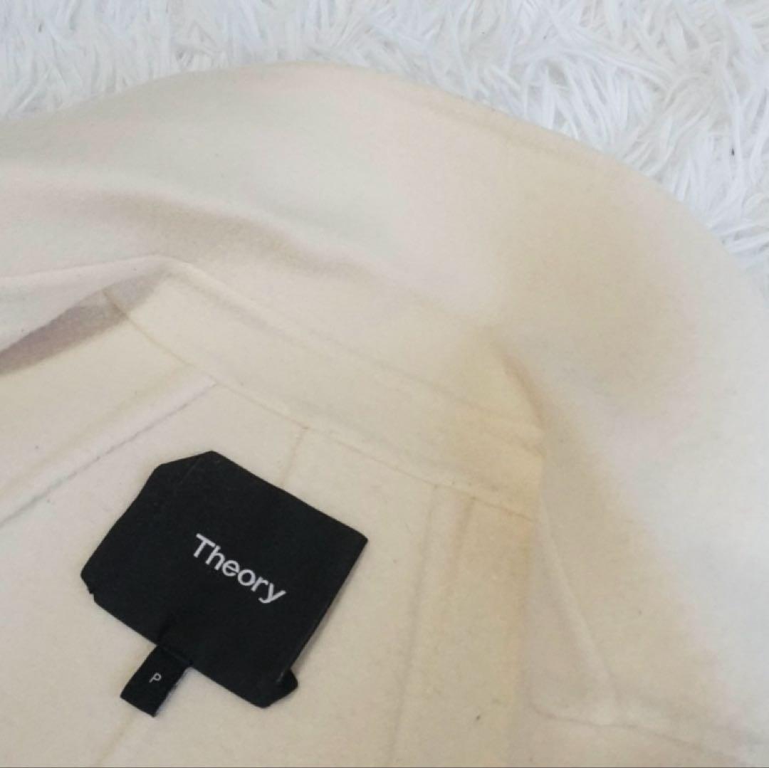 セオリー カシミヤ CLAIRENE NEW DIVIDE ダブルフェイスコート