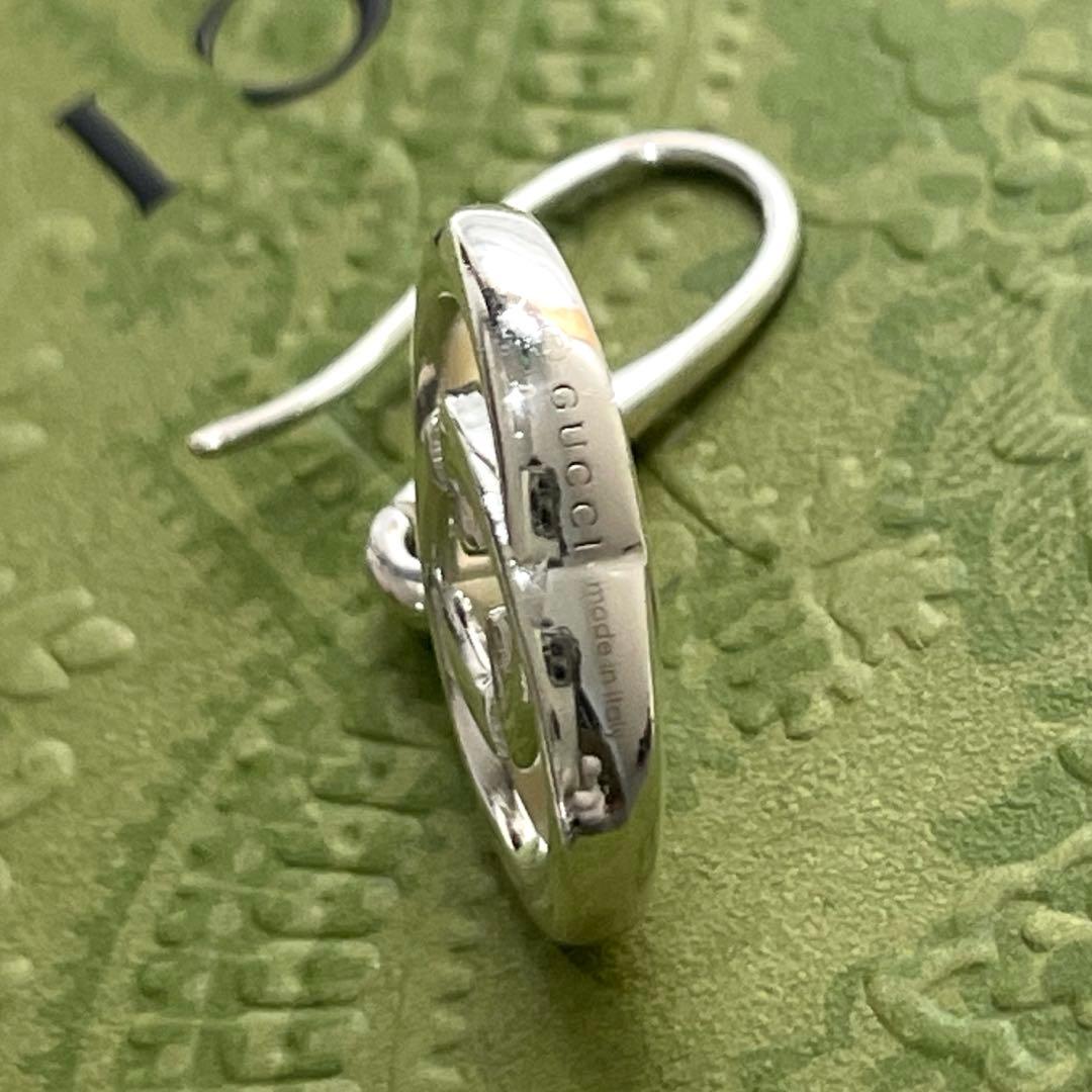 GUCCIグッチ インターロッキングGG フックピアス片耳　メンズ&レディース