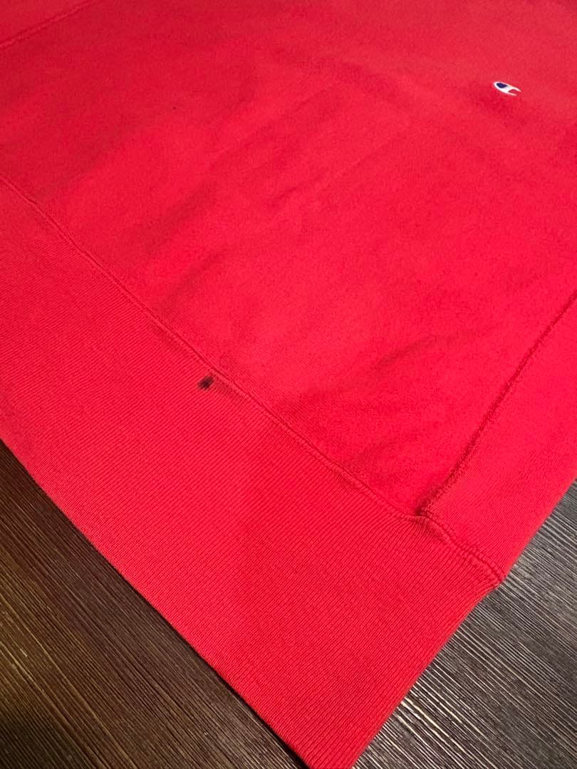 USA製 80s チャンピオン リバースウィーブ トリコタグ レッド L