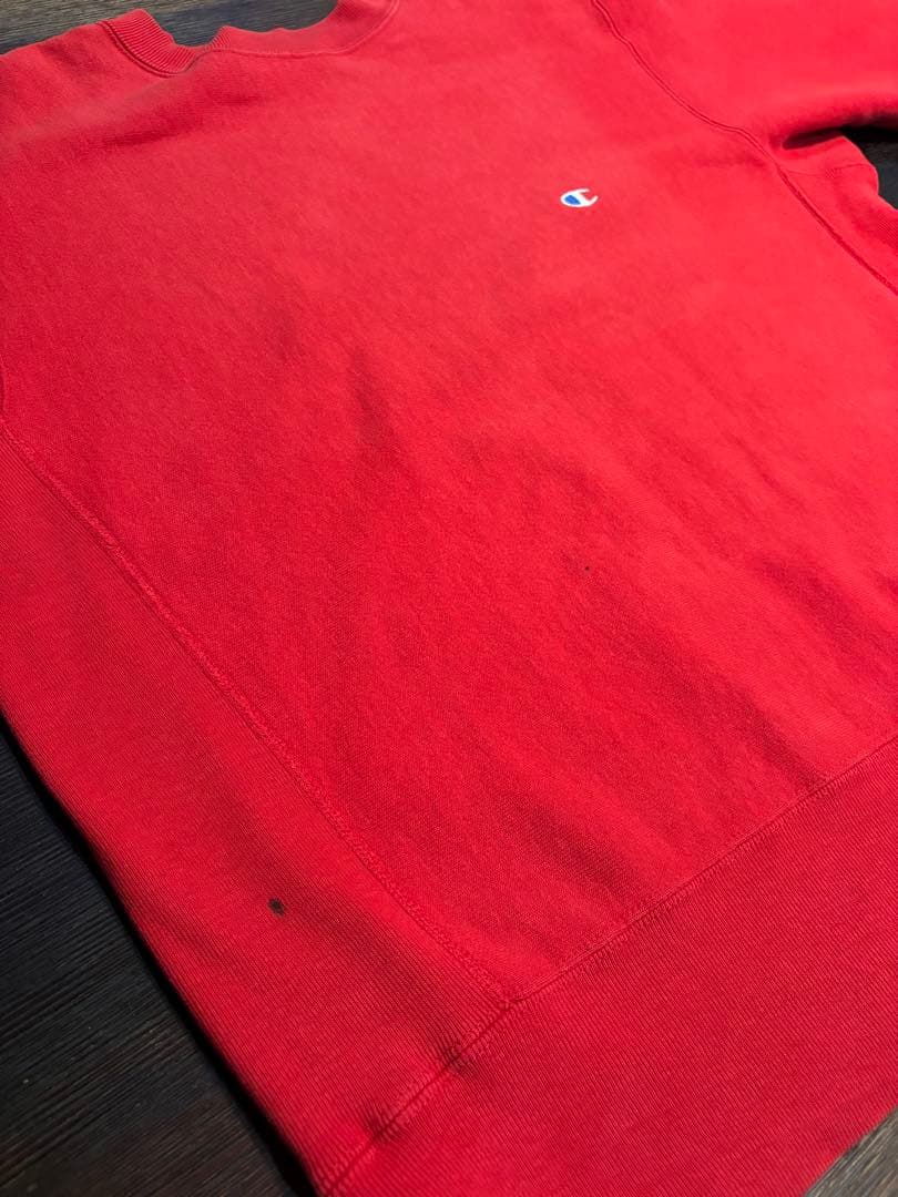USA製 80s チャンピオン リバースウィーブ トリコタグ レッド L
