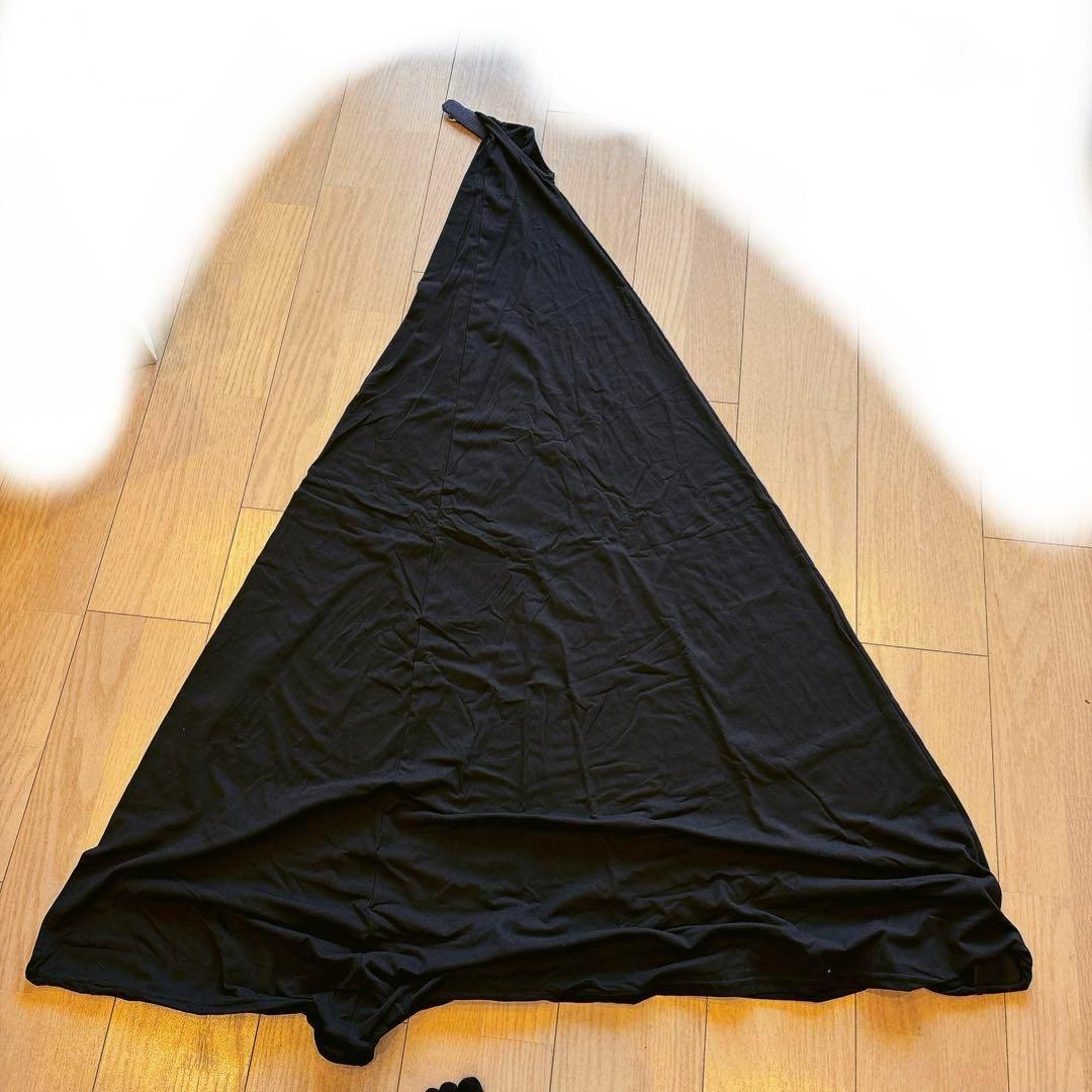 黒いスピーカースタンド用 スピーカースタンドカバー ブラック 収納バッグ付き