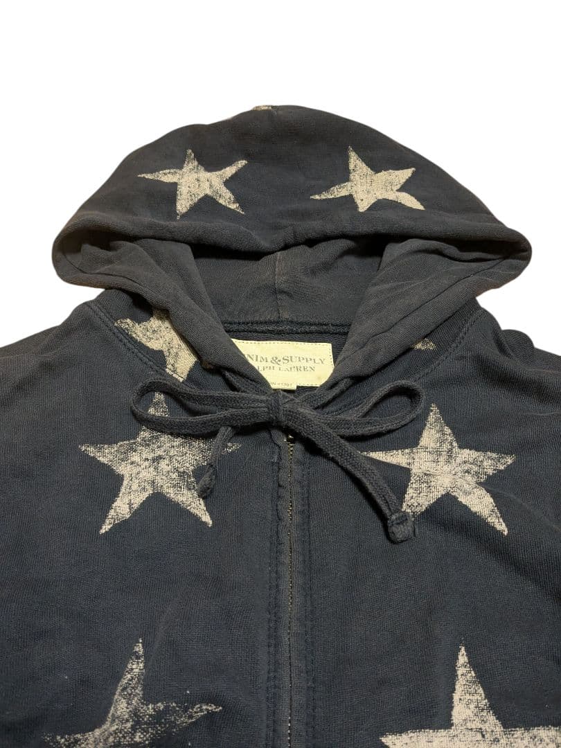 DENIM & SUPPLY Ralph Lauren 星柄 ジップパーカー