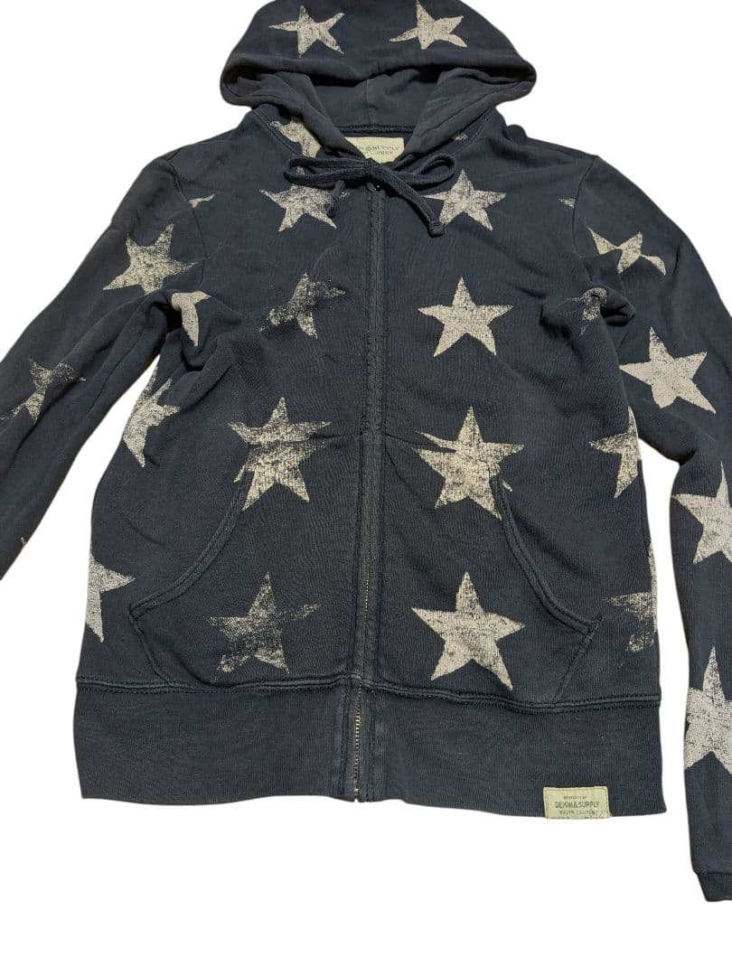 DENIM & SUPPLY Ralph Lauren 星柄 ジップパーカー