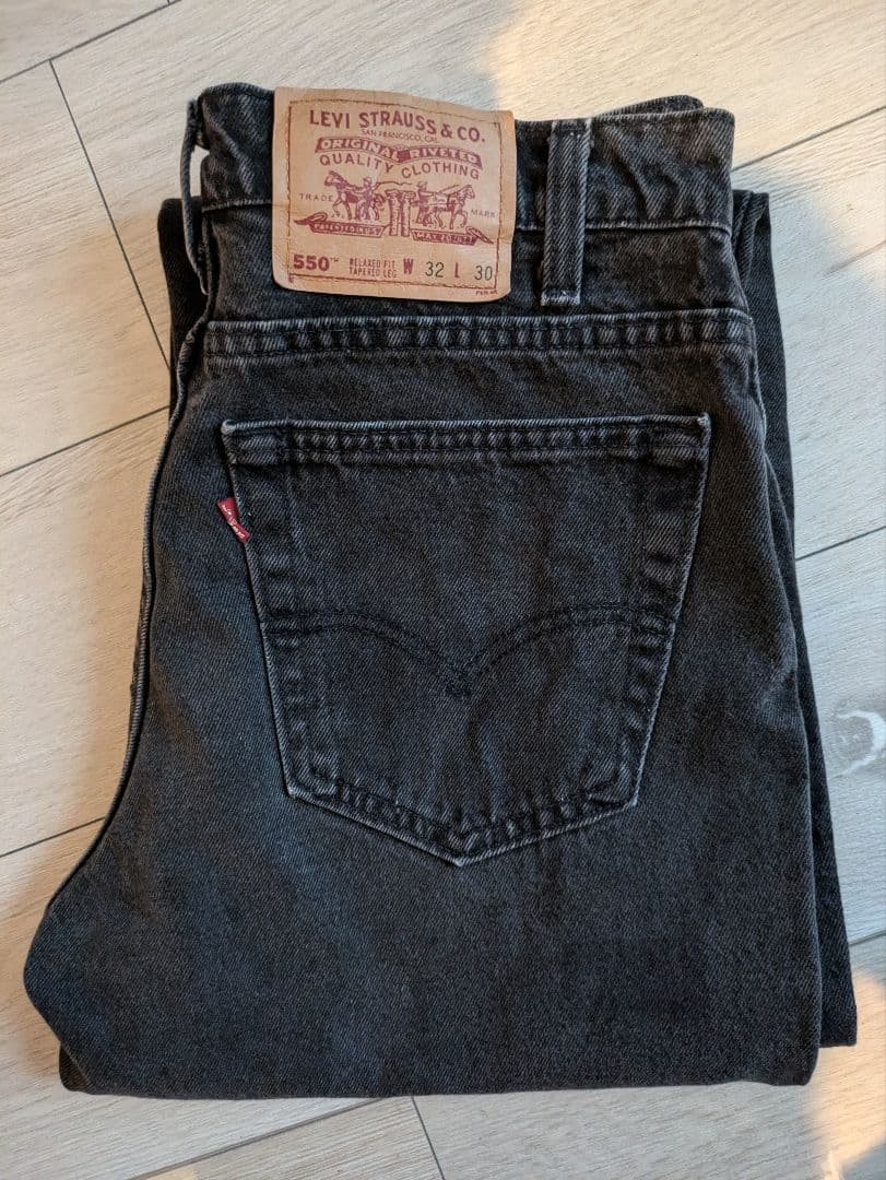 D*S様 90s Levi's 550　後染めブラック　USA製　96年1月製造