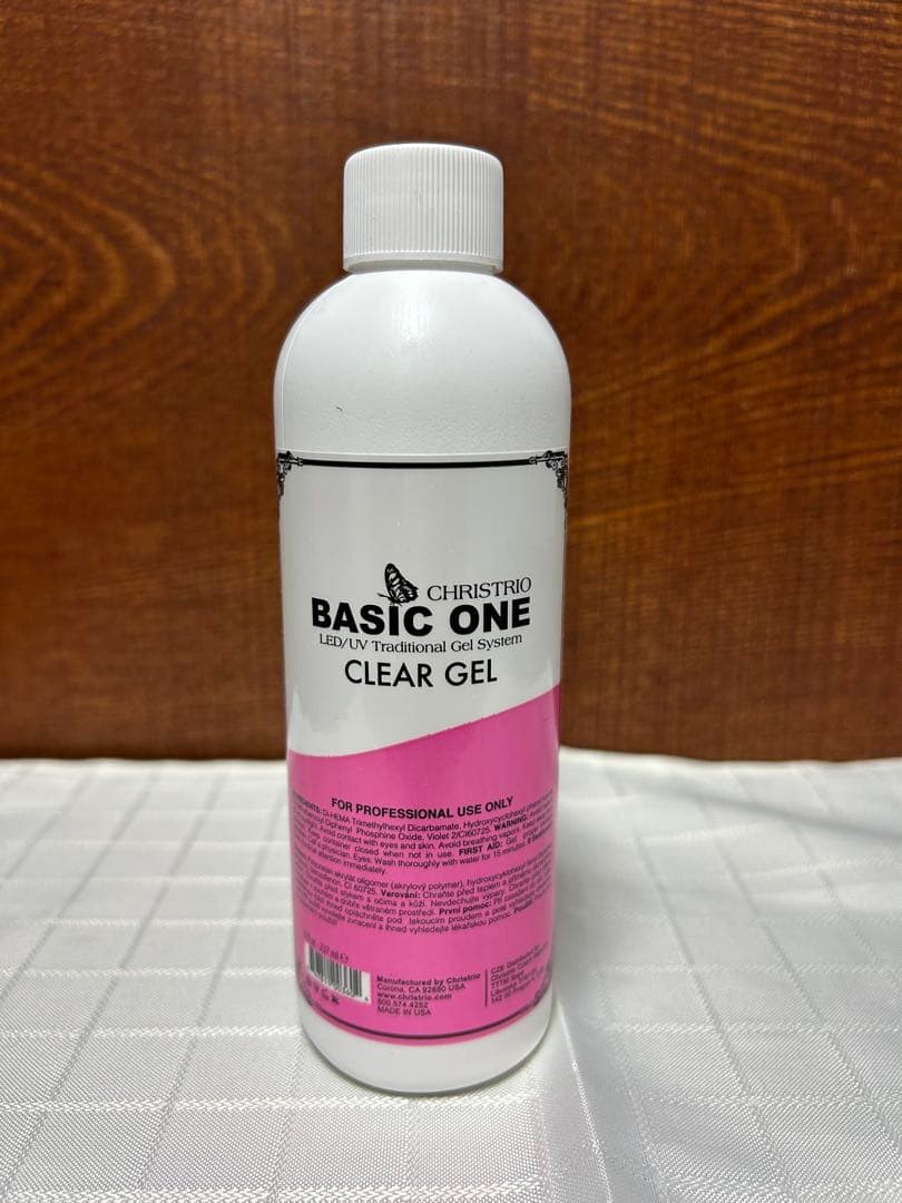 ジェルネイル・ネイルシール CHRISTIRO BASIC ONE CLEAR GEL 237ml