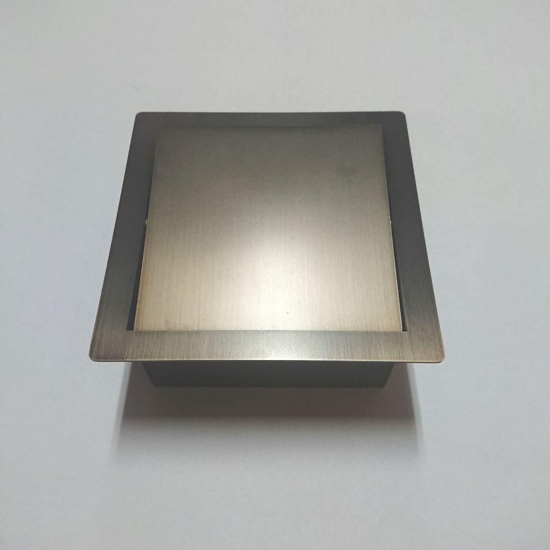 ステンレス ダストシュート四角い ごみ箱 ブロンズ