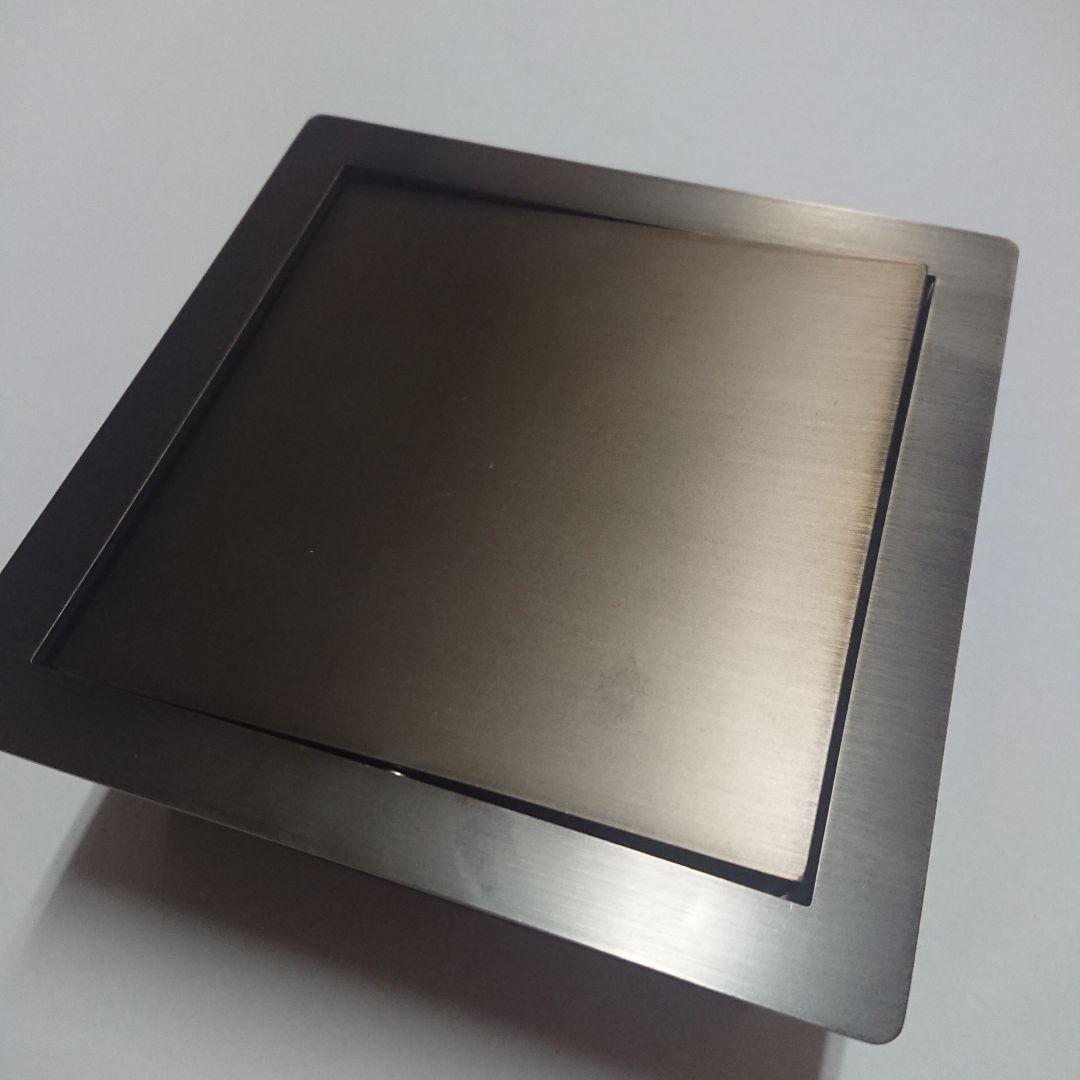 ステンレス ダストシュート四角い ごみ箱 ブロンズ