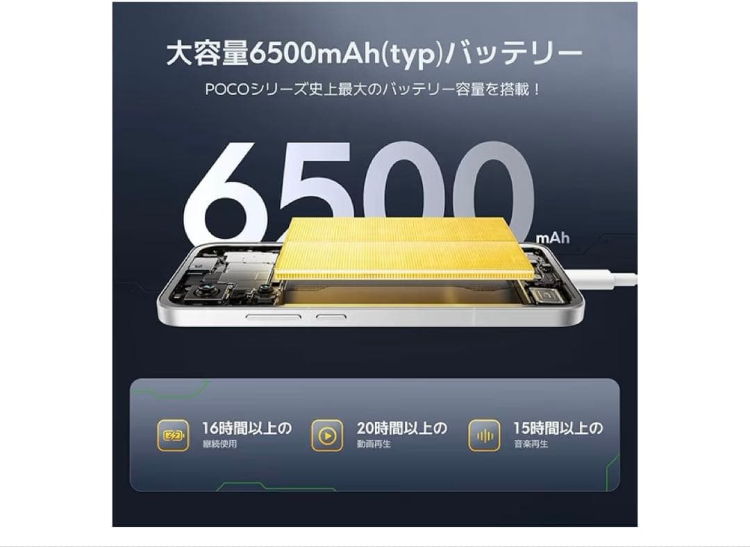 Xiaomi POCO F7 12GB+512GB日本語版 Simフリー
