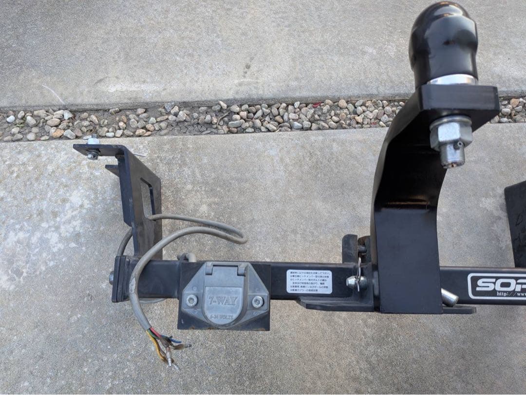 SOREX トレーラー用ヒッチ NBOX JF1　対応のヒッチメンバー