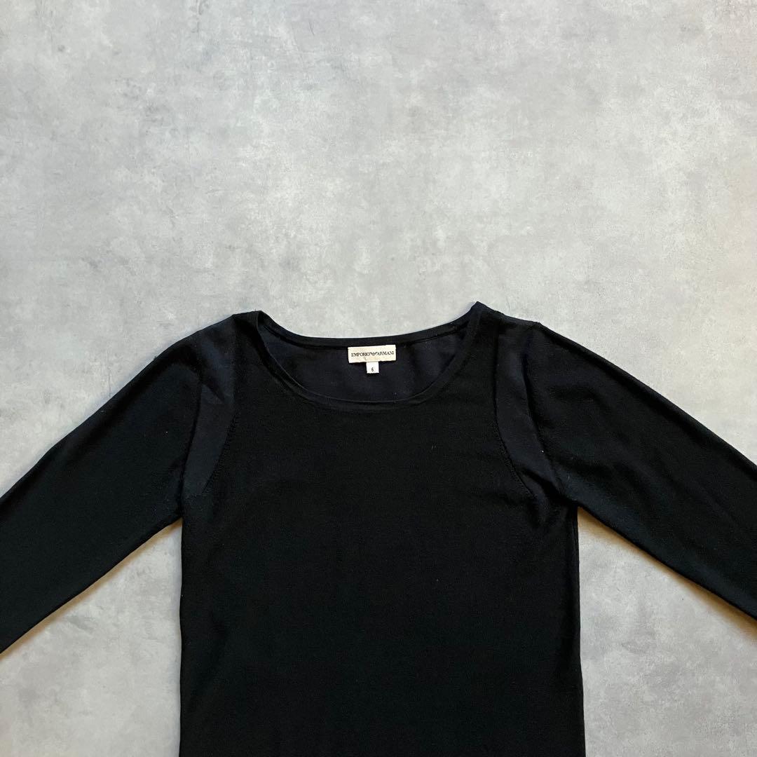 トップス 00s archive emporio armani silk cutsew