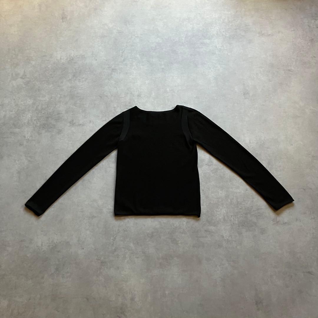 トップス 00s archive emporio armani silk cutsew