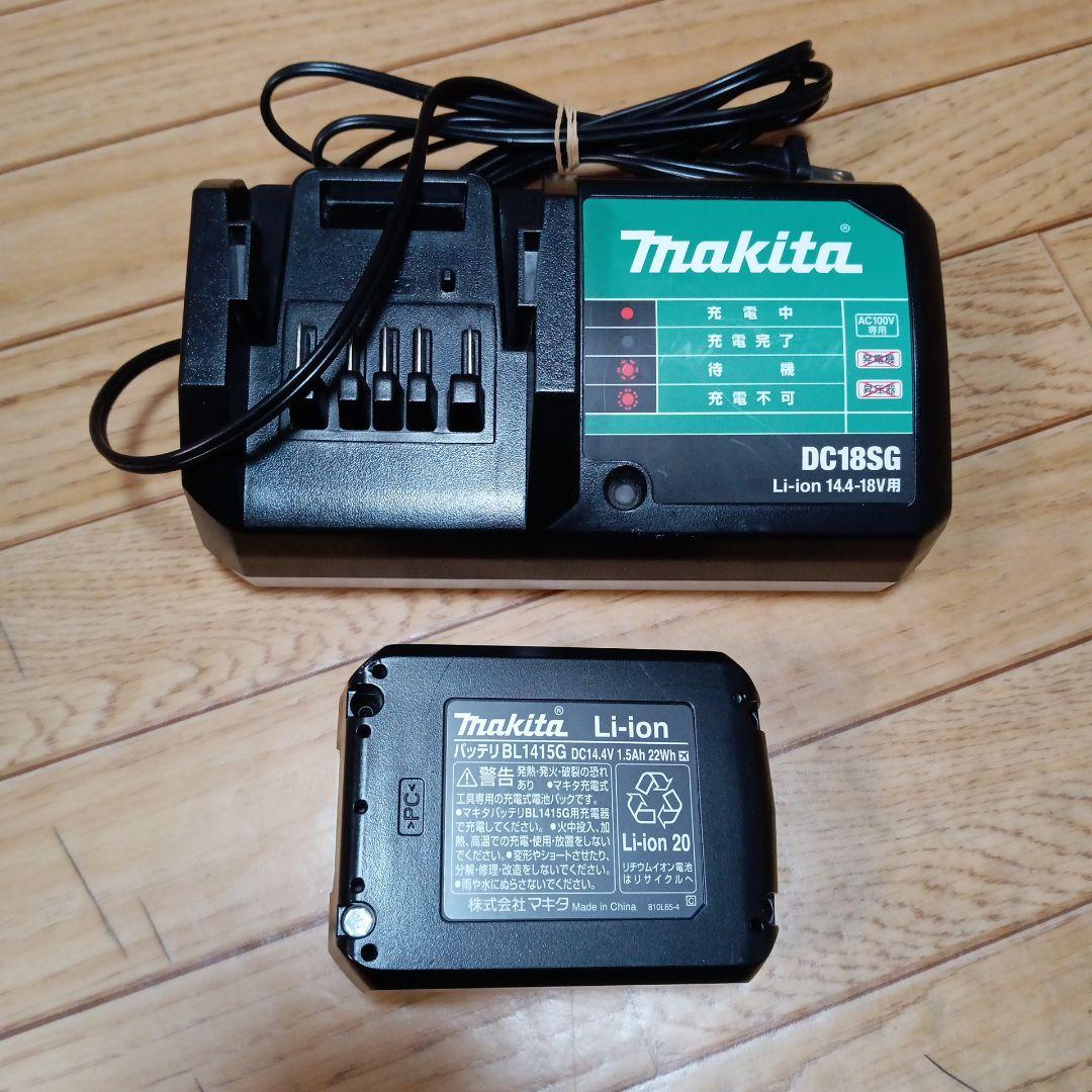 マキタ14.4V充電式クリーナーMCL143D 純正バッテリー、充電器付