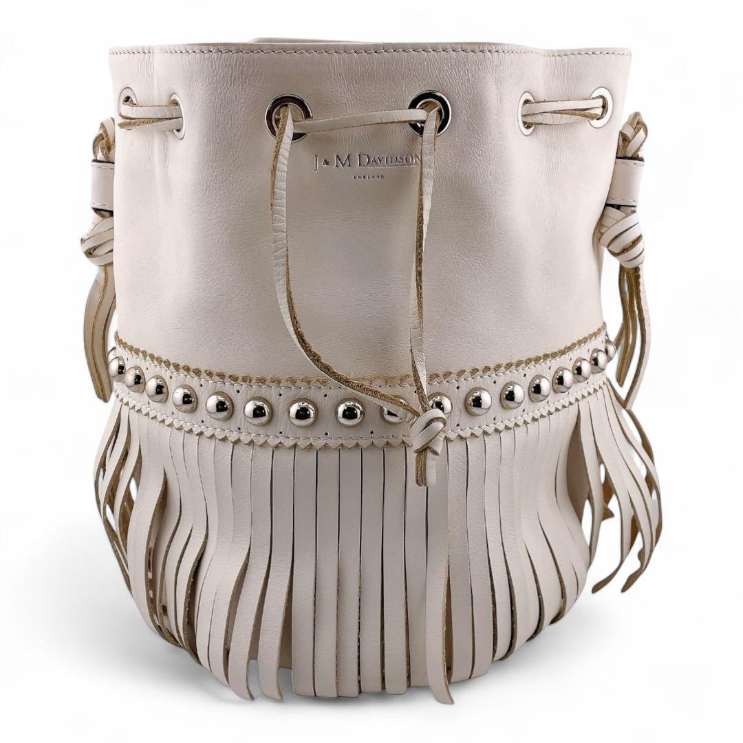 J&M DAVIDSON フリンジカーニバル ホワイト スタッズ