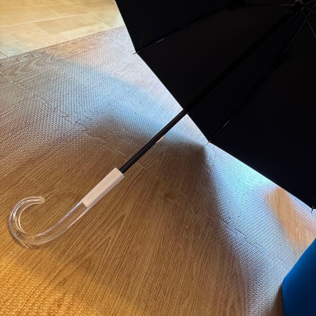 サンバリア100 晴雨兼用グレーとホワイトのチェック傘