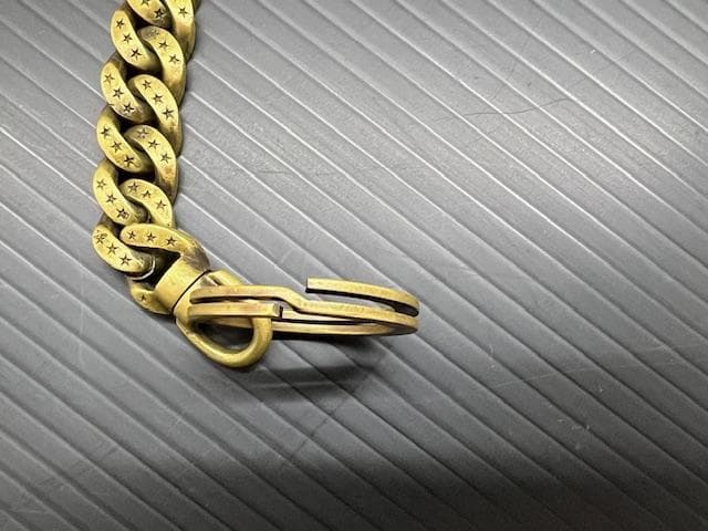 H-68 CALEE キャリー ウォレットチェーン 真鍮 廃盤品 コンチョ