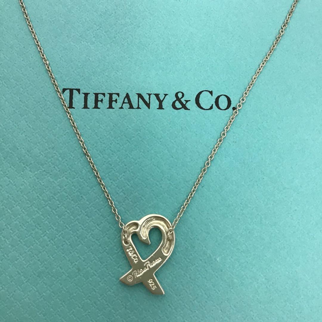 ❣️Tiffany & Co. ❣️パロマピカソ　ラビングハート　シルバーネックレス